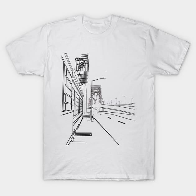 George Washington Bridge T-Shirt by maccm